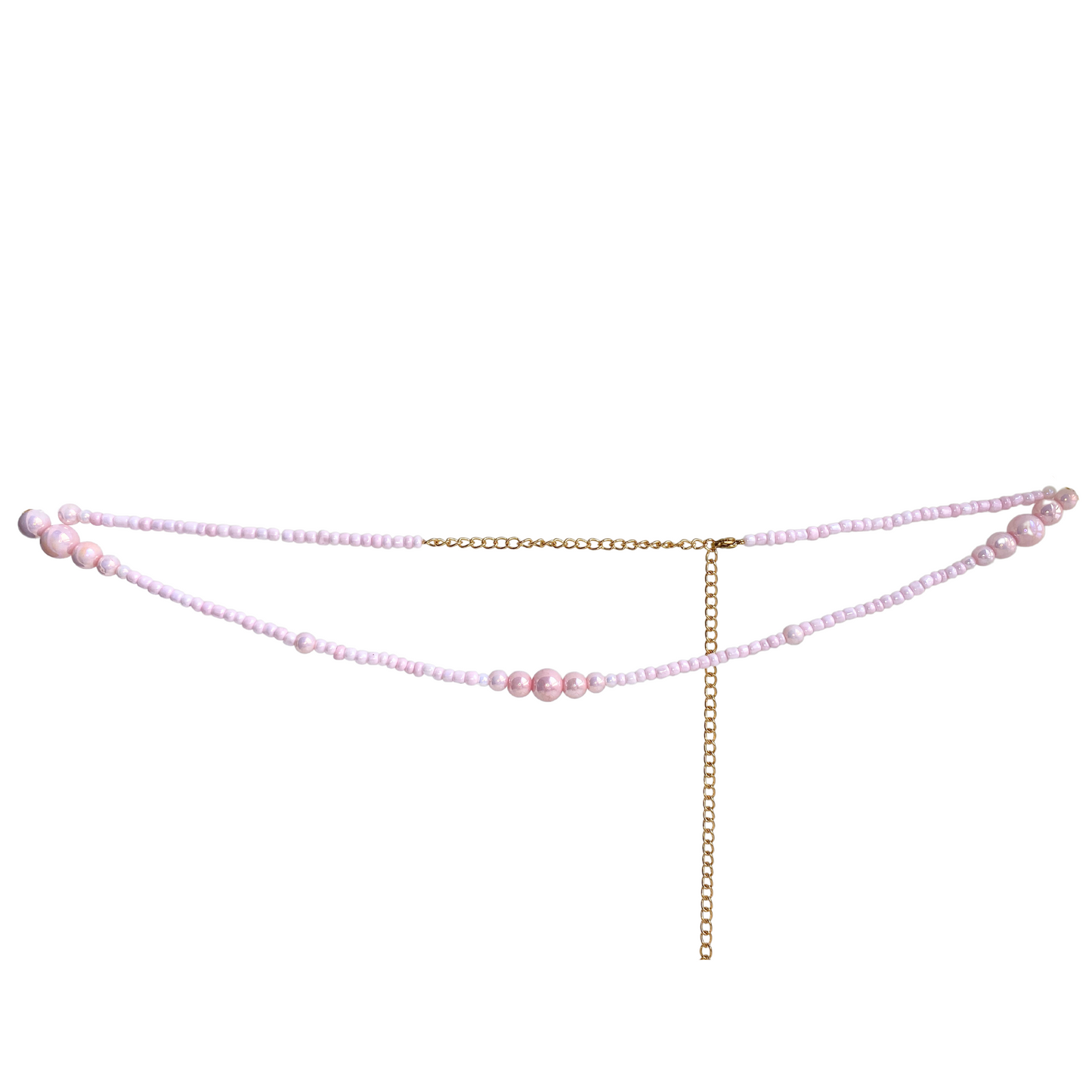 Bubble Gum Princess Beaded Waist Chain